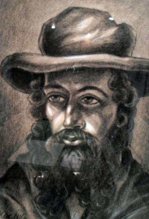 Dezso Koenig - Portrait - Man with a hat - A stunning drawing!! Invest now!!
